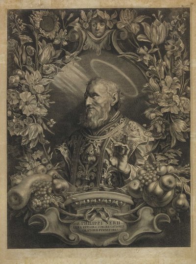 Svatý Filip Neri Svatý Filip Neri je skutečným portrétem zakladatele oratoře od Cornelis Galle the Elder